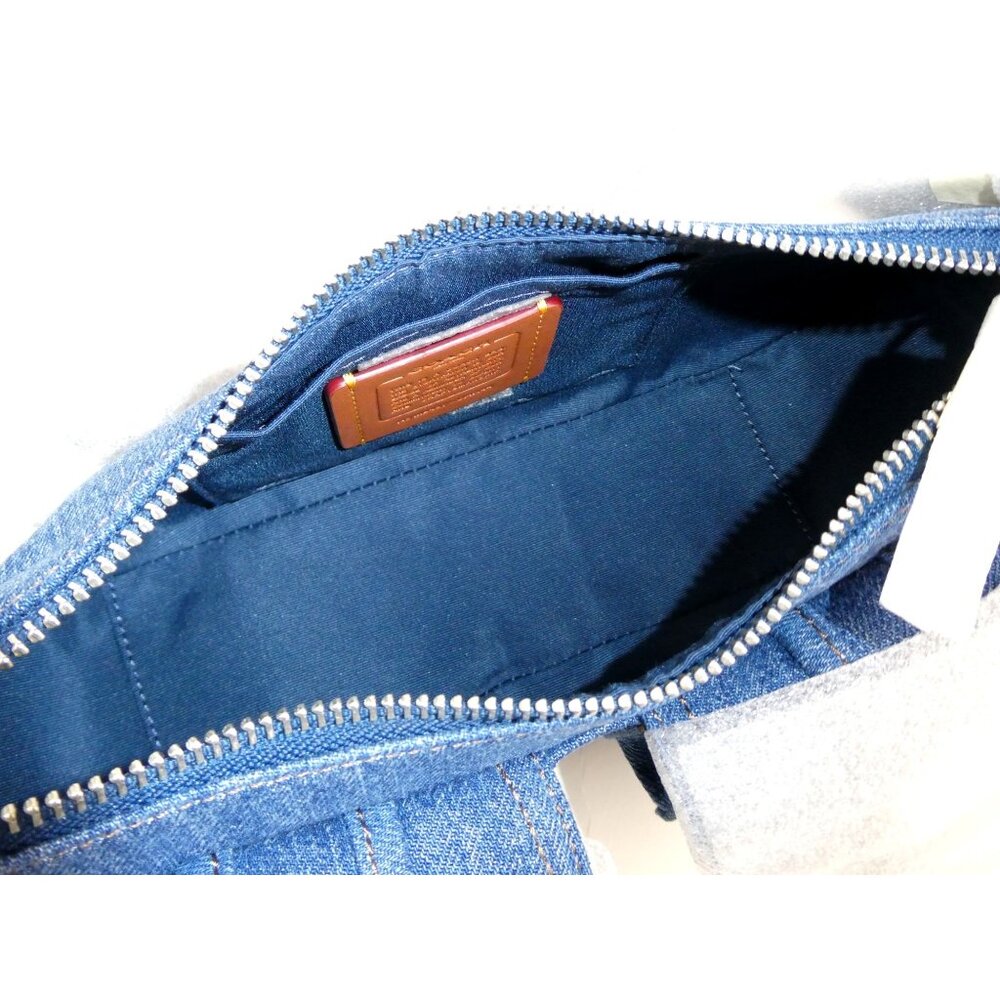 Coach Indigo Denim Ashton Shoulder Bag CAK44 NWT - Picture 7 of 11